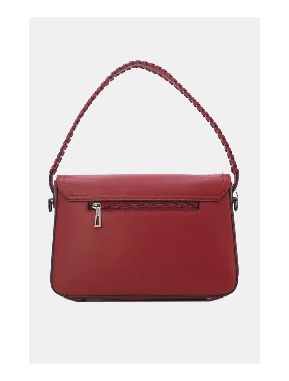 Sac Porté Épaule Femme Patchwork 24B-6031-Rouge — vue 4