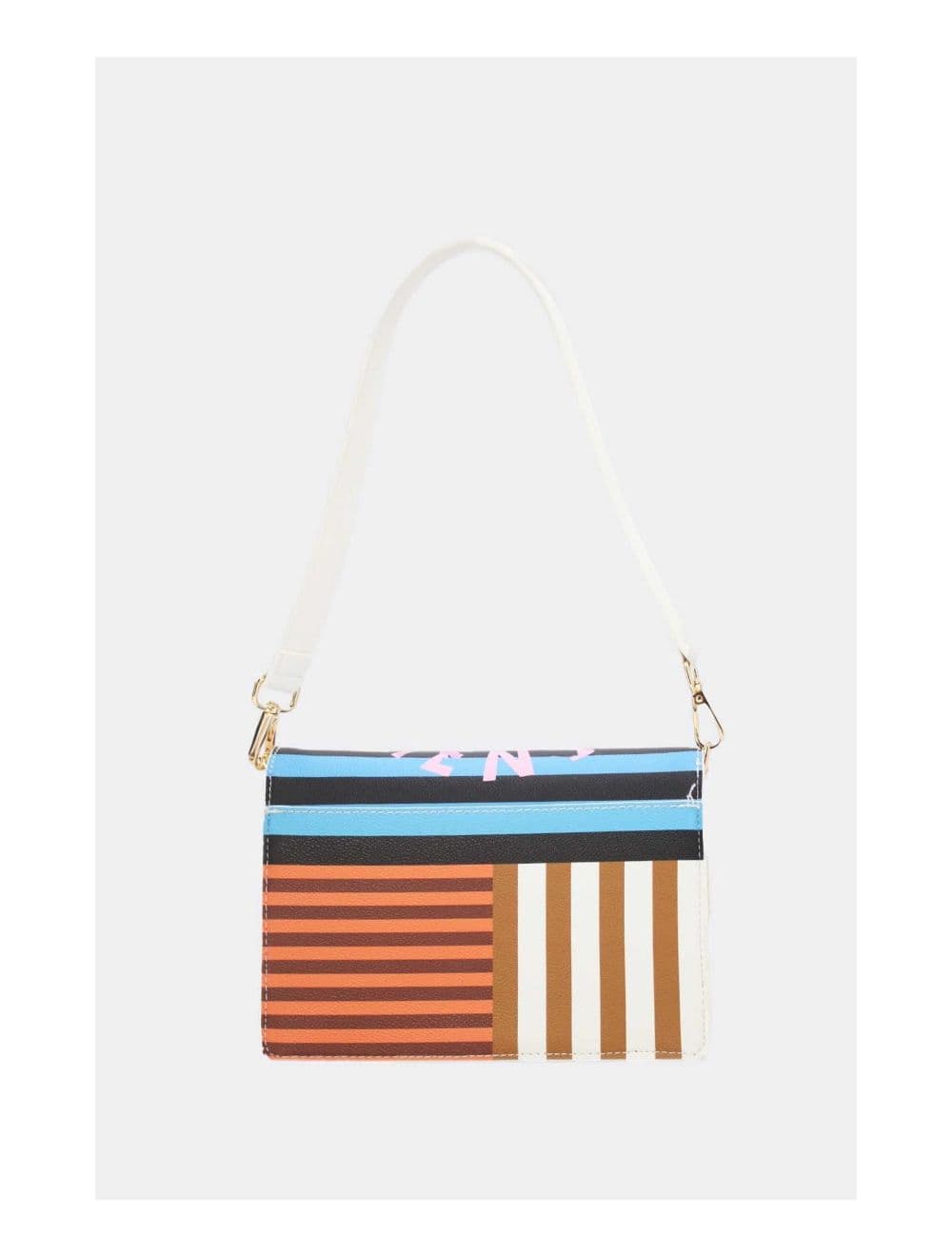 Sac Porté Épaule Multipoches 24P-6083-Blanc — vue 4