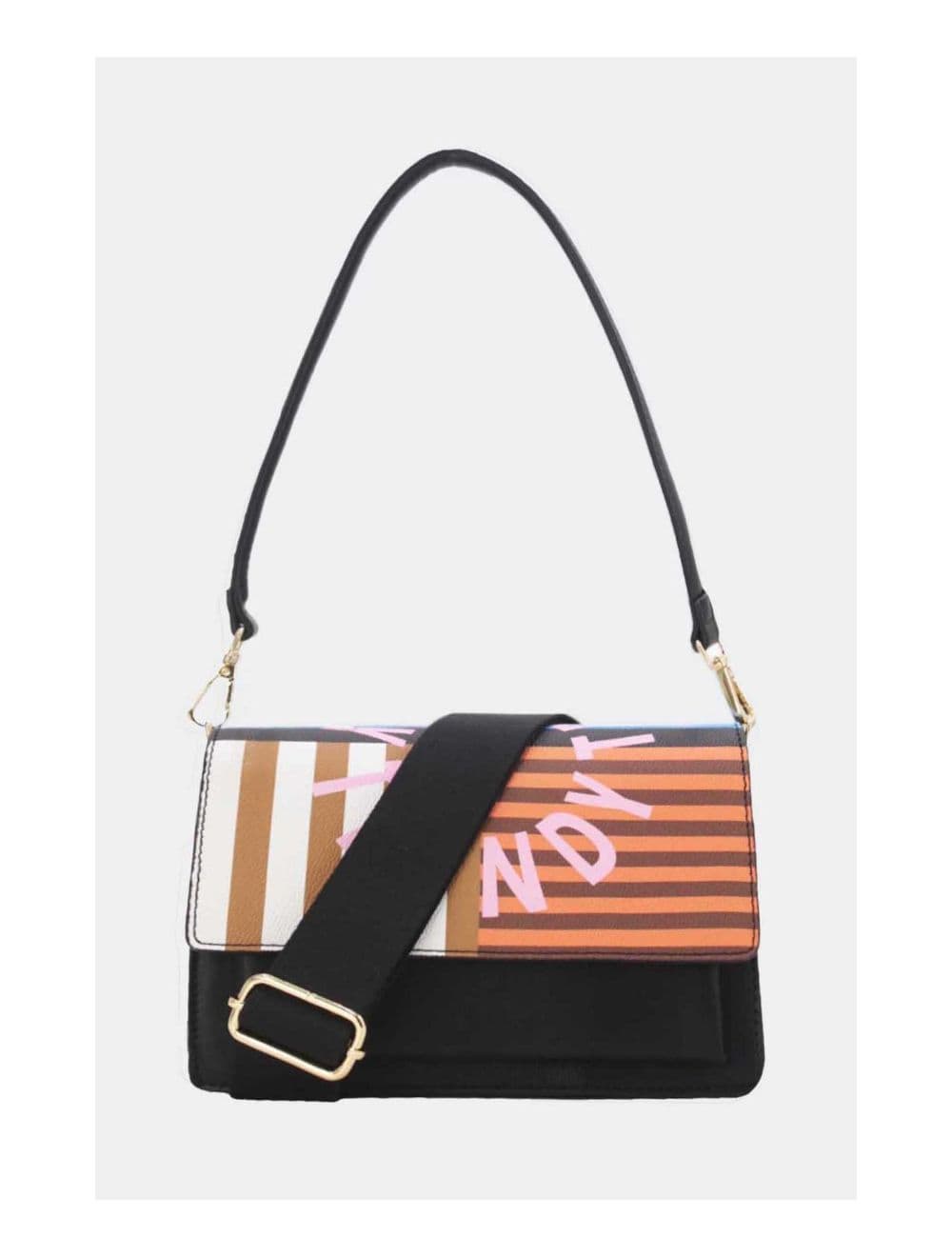 Sac Porté Épaule Multipoches 24P-6083-Noir — vue 2