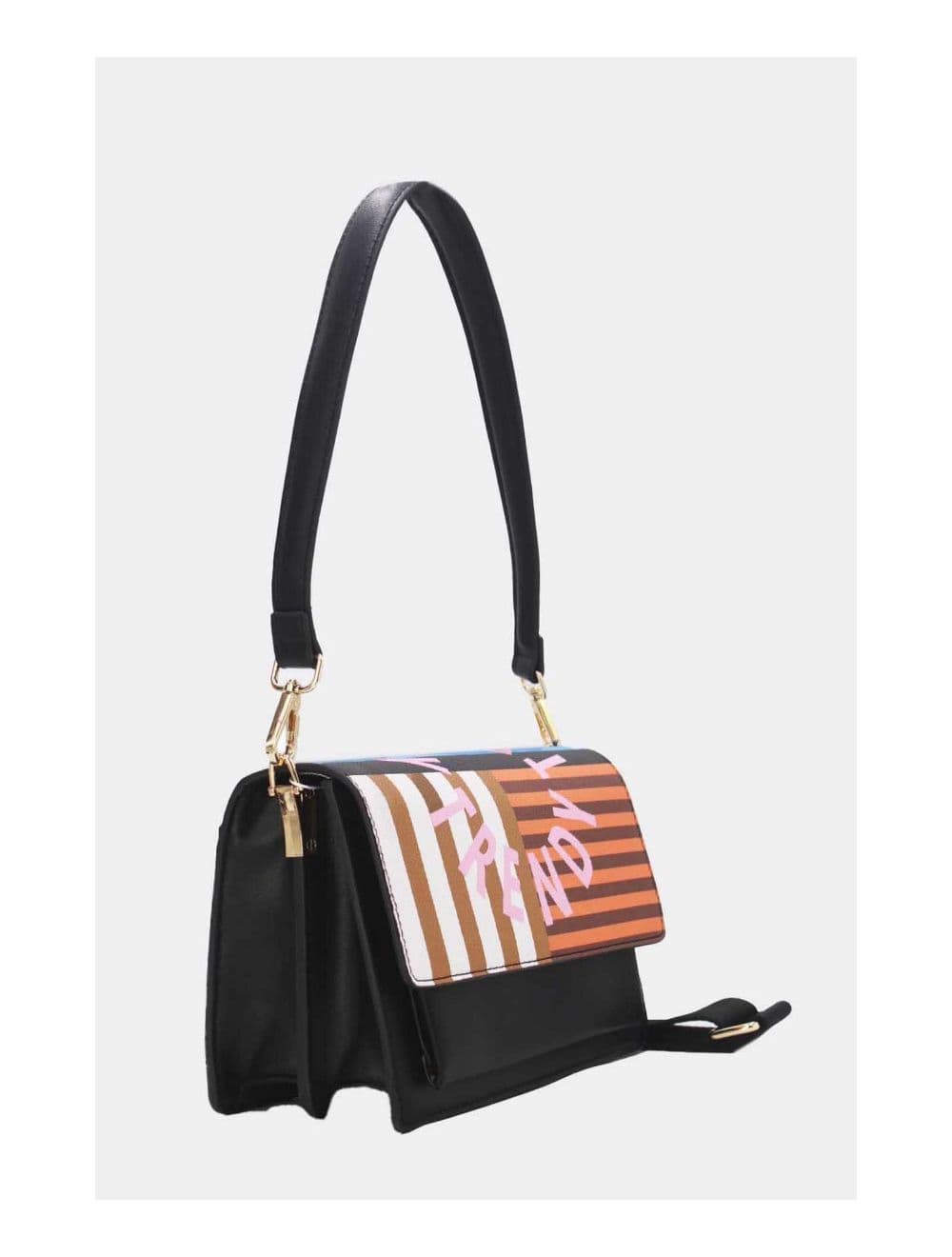 Sac Porté Épaule Multipoches 24P-6083-Noir — vue 3