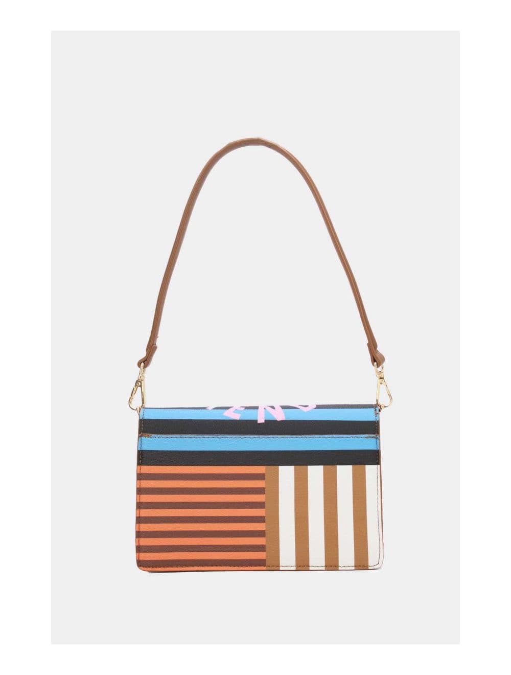Sac Porté Épaule Multipoches 24P-6083-Marron — vue 4