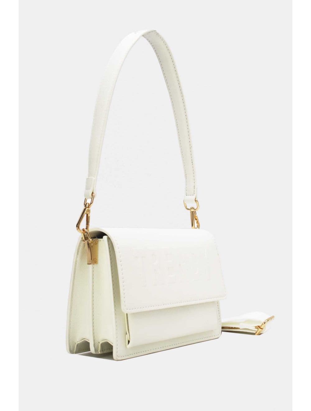 Sac Double Porté Effet Cuir Grainé 24P-6084-Blanc — vue 3