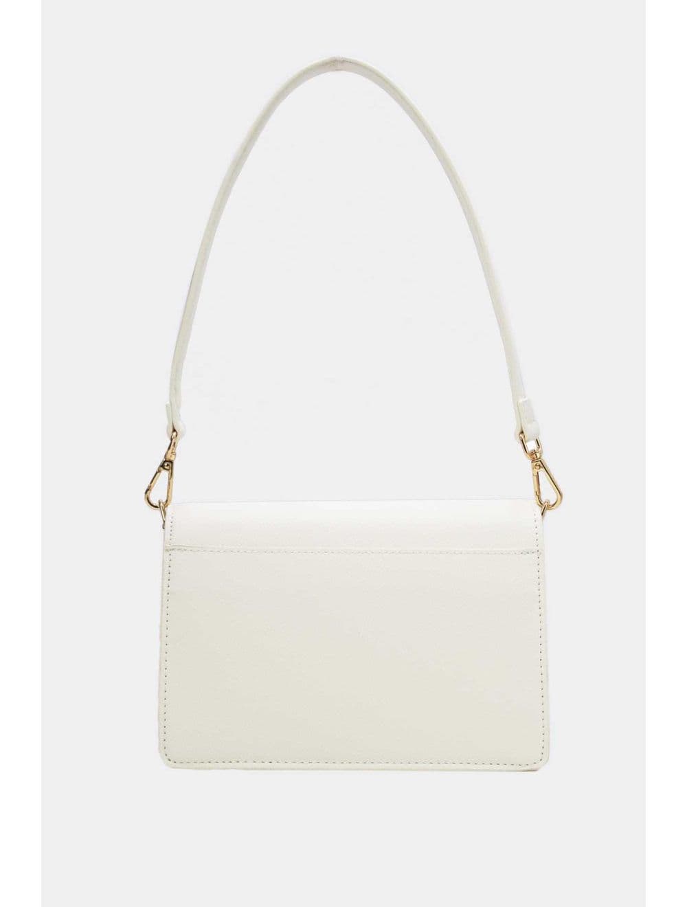 Sac Double Porté Effet Cuir Grainé 24P-6084-Blanc — vue 4