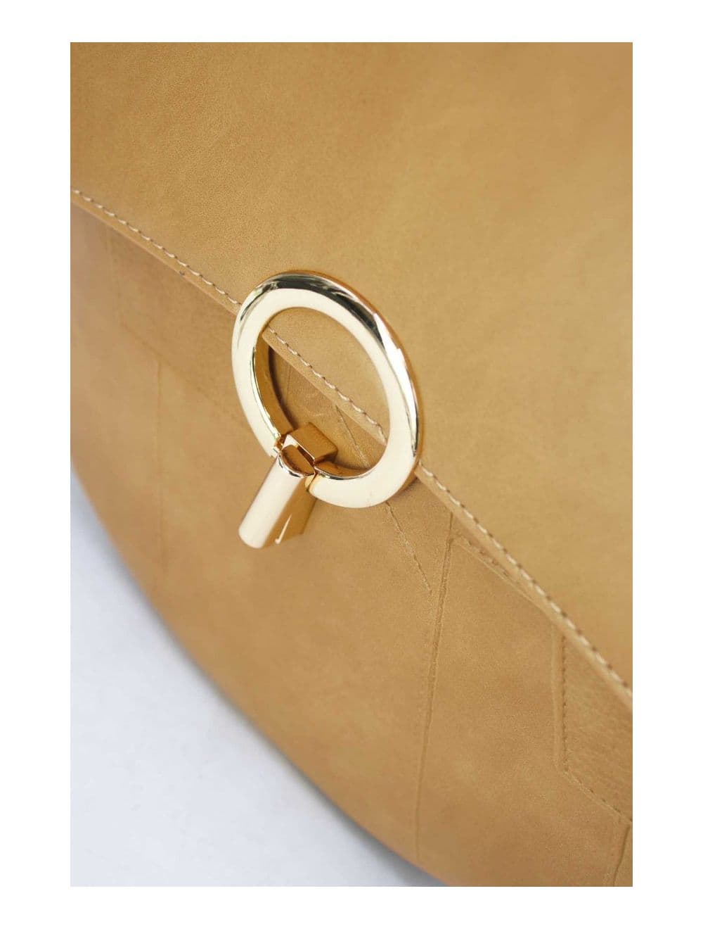 Sac Bandoulière à Boucle d'Or 24B-6002-Abricot