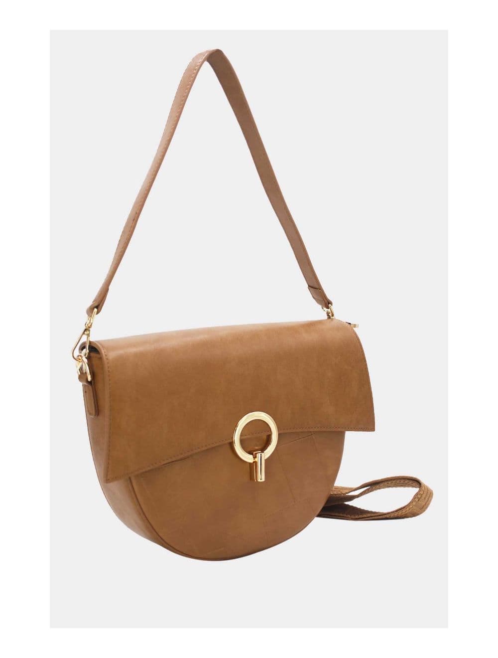 Sac Bandoulière à Boucle d'Or 24B-6002-Kaki — vue 2