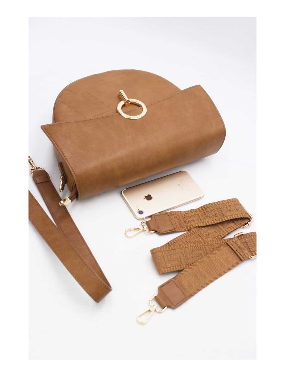Sac Bandoulière à Boucle d'Or 24B-6002-Kaki — vue 4