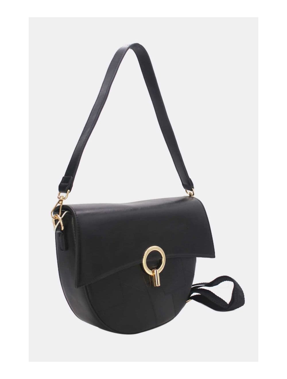 Sac Bandoulière à Boucle d'Or 24B-6002-Noir — vue 2