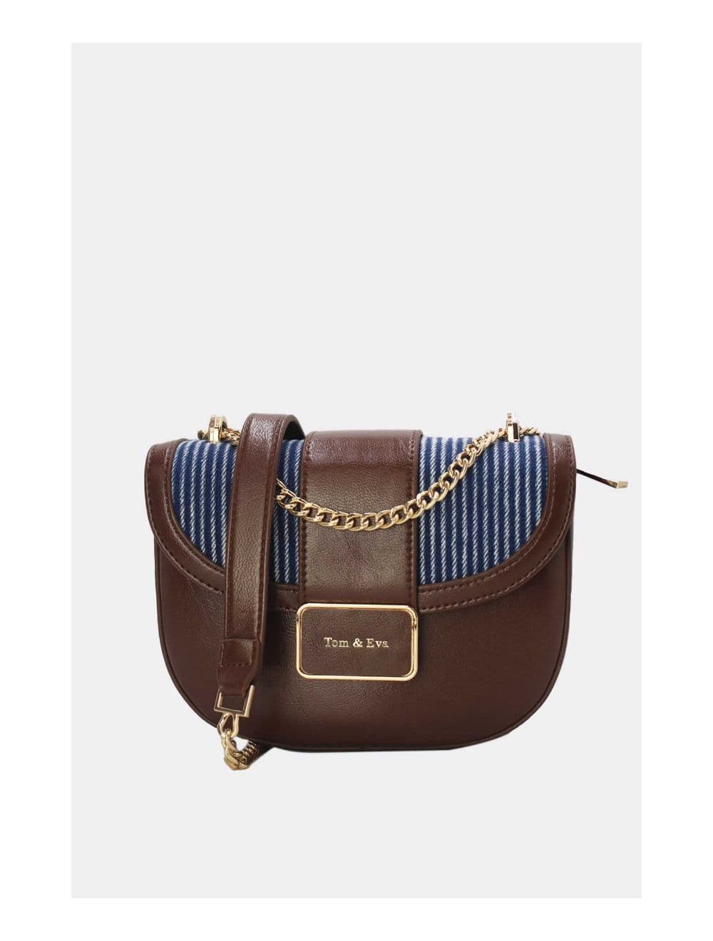 Sac Bandoulière En Jeans 24P-5974-Coffee/L.Blue