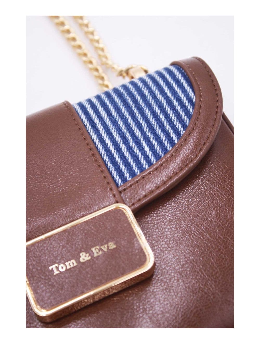 Sac Bandoulière En Jeans 24P-5974-Coffee/L.Blue — vue 5