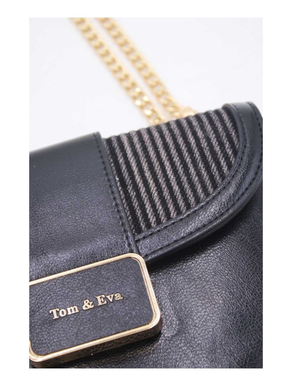 Sac Bandoulière En Jeans 24P-5974-Black/D.Blue