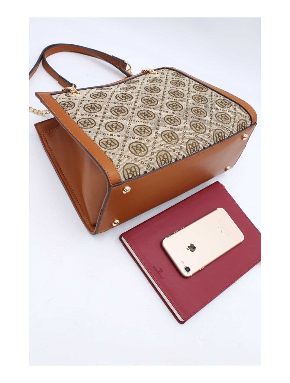 Sac Bandoulière Monogramme 22B-5671-Camel