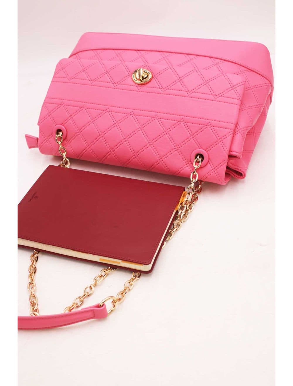 Sac Besace Matelassé Fine 21C-5225-Pink