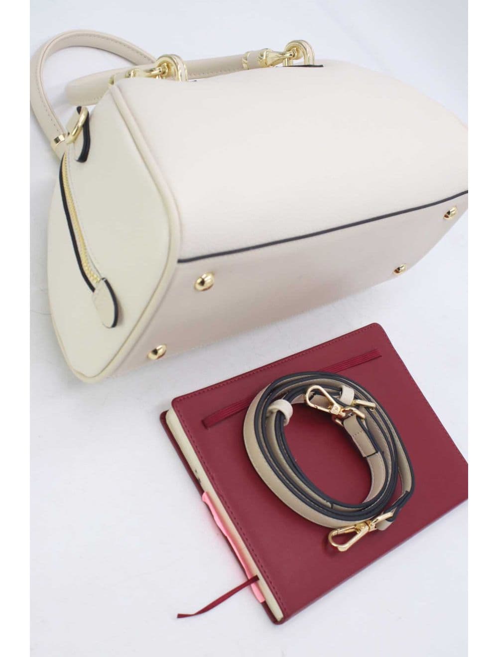 Sac Bandoulière Bowling 25B-6412-Cream — vue 4