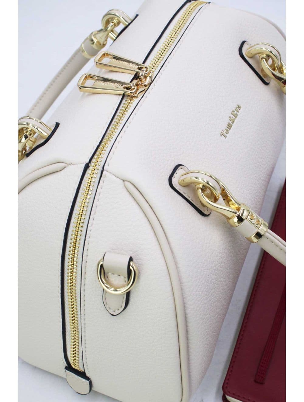 Sac Bandoulière Bowling 25B-6412-Cream — vue 5