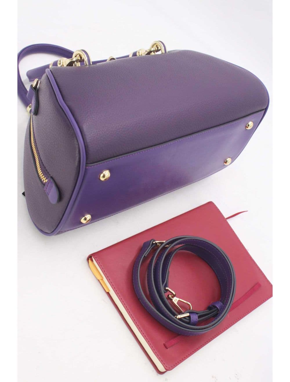 Sac Bandoulière Bowling 25B-6412-Violet — vue 4