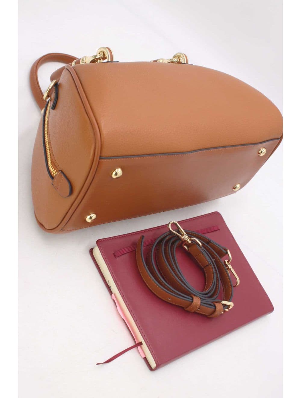 Sac Bandoulière Bowling 25B-6412-Camel — vue 4