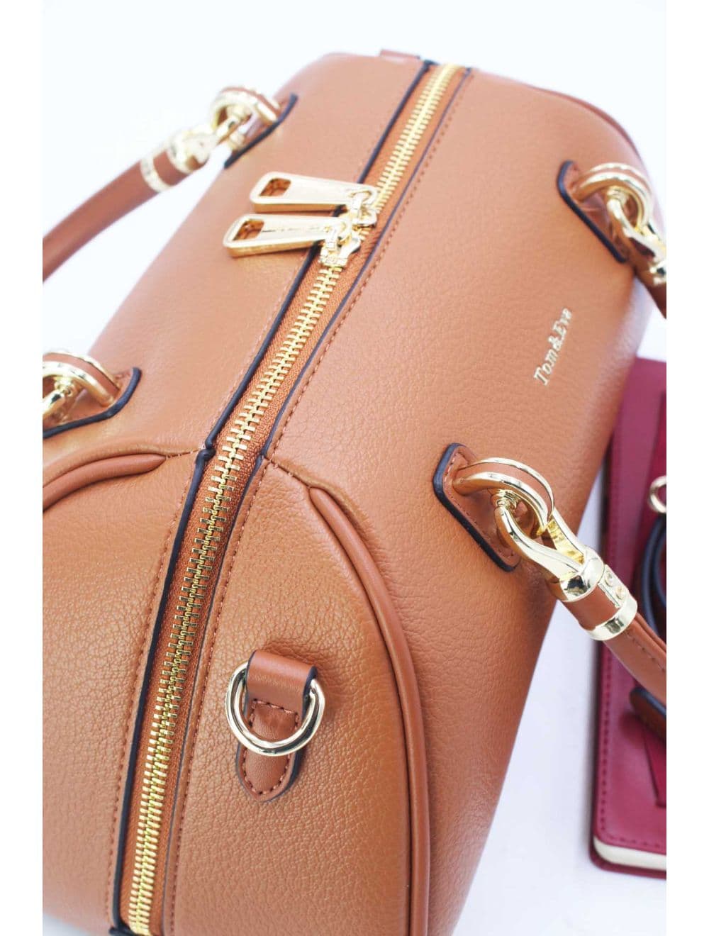 Sac Bandoulière Bowling 25B-6412-Camel — vue 5