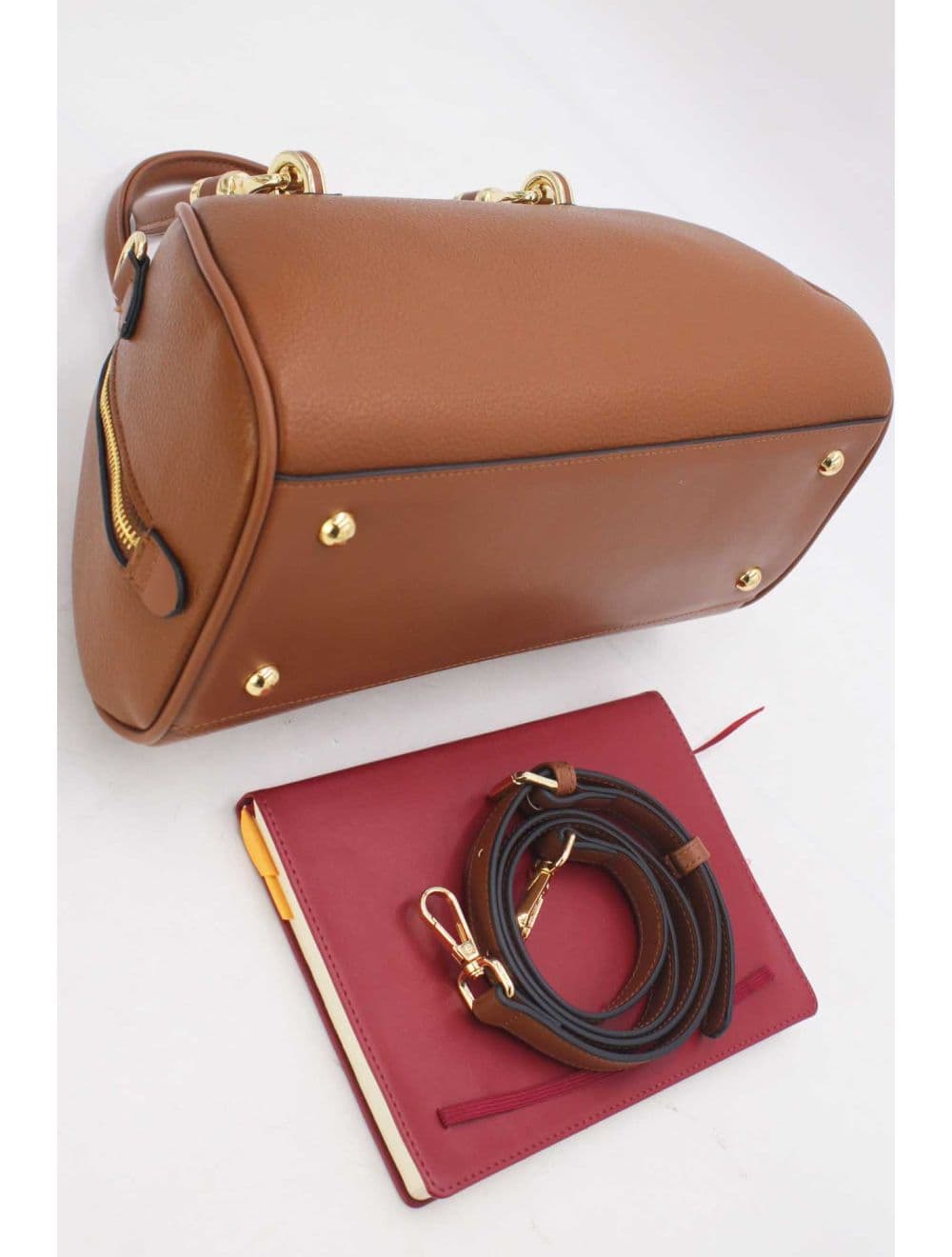 Sac Bandoulière Bowling 25B-6412-Brun — vue 4