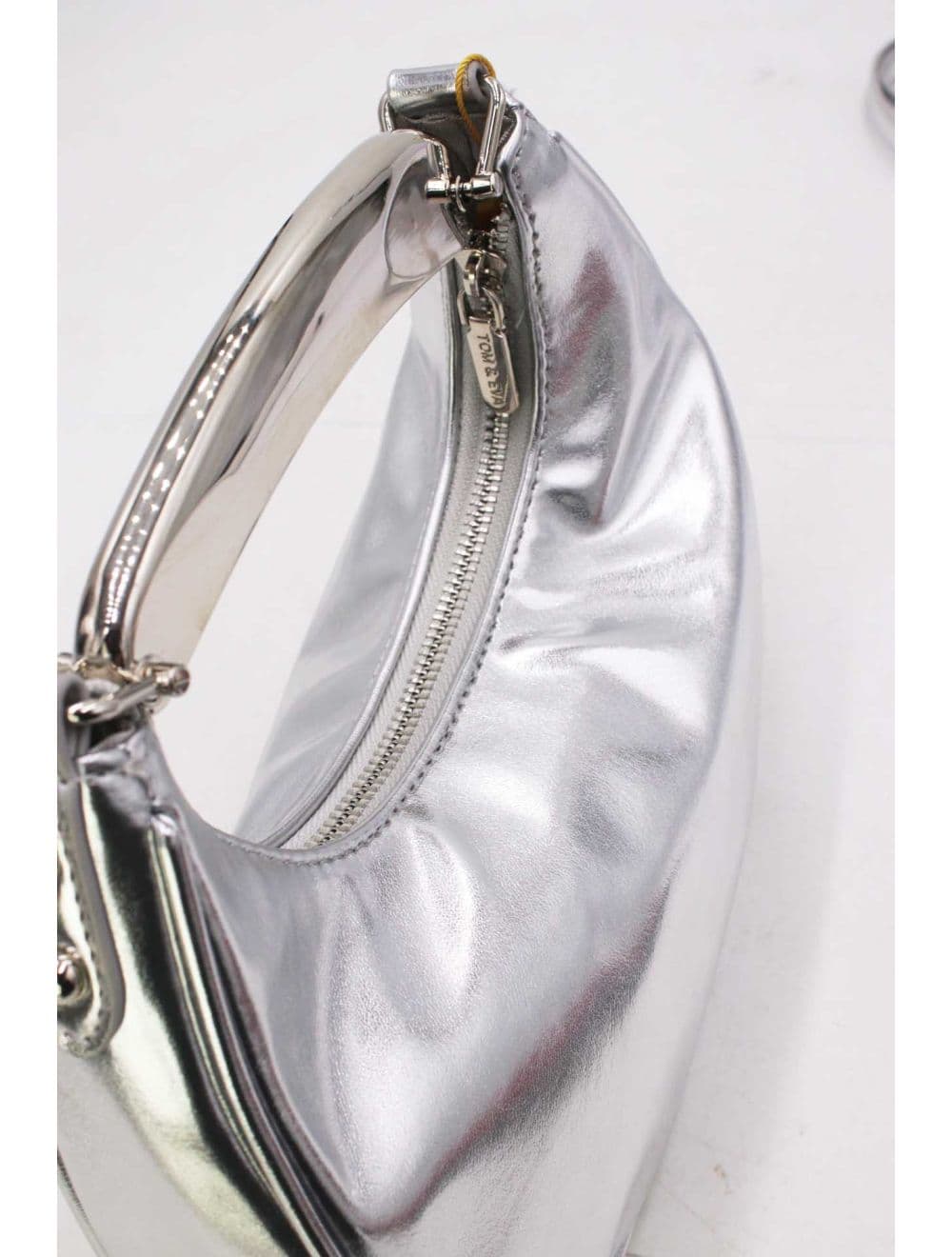 Sac Bandoulière Demi-lune 25P-6327-Argenté — vue 3
