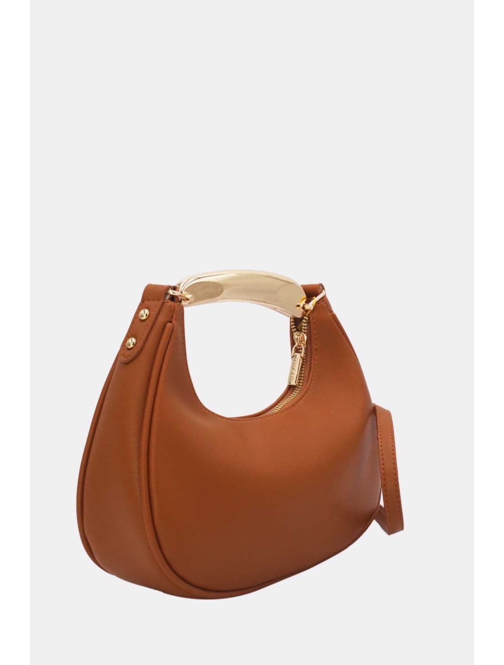 Sac Bandoulière Demi-lune 25P-6327-Marron — vue 2