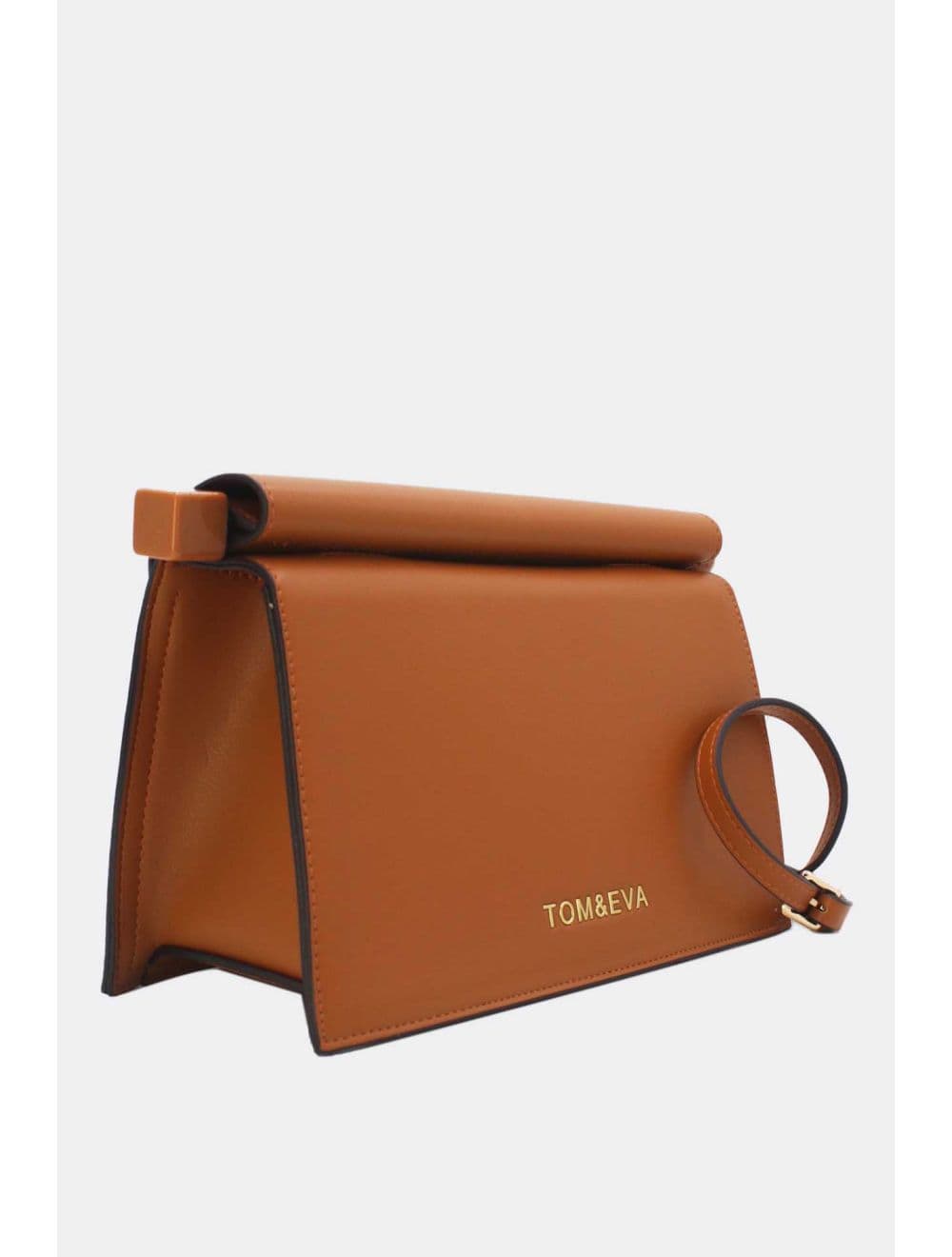 Sac Bandoulière Fermeture Magniétique 25B-6291-Marron — vue 2