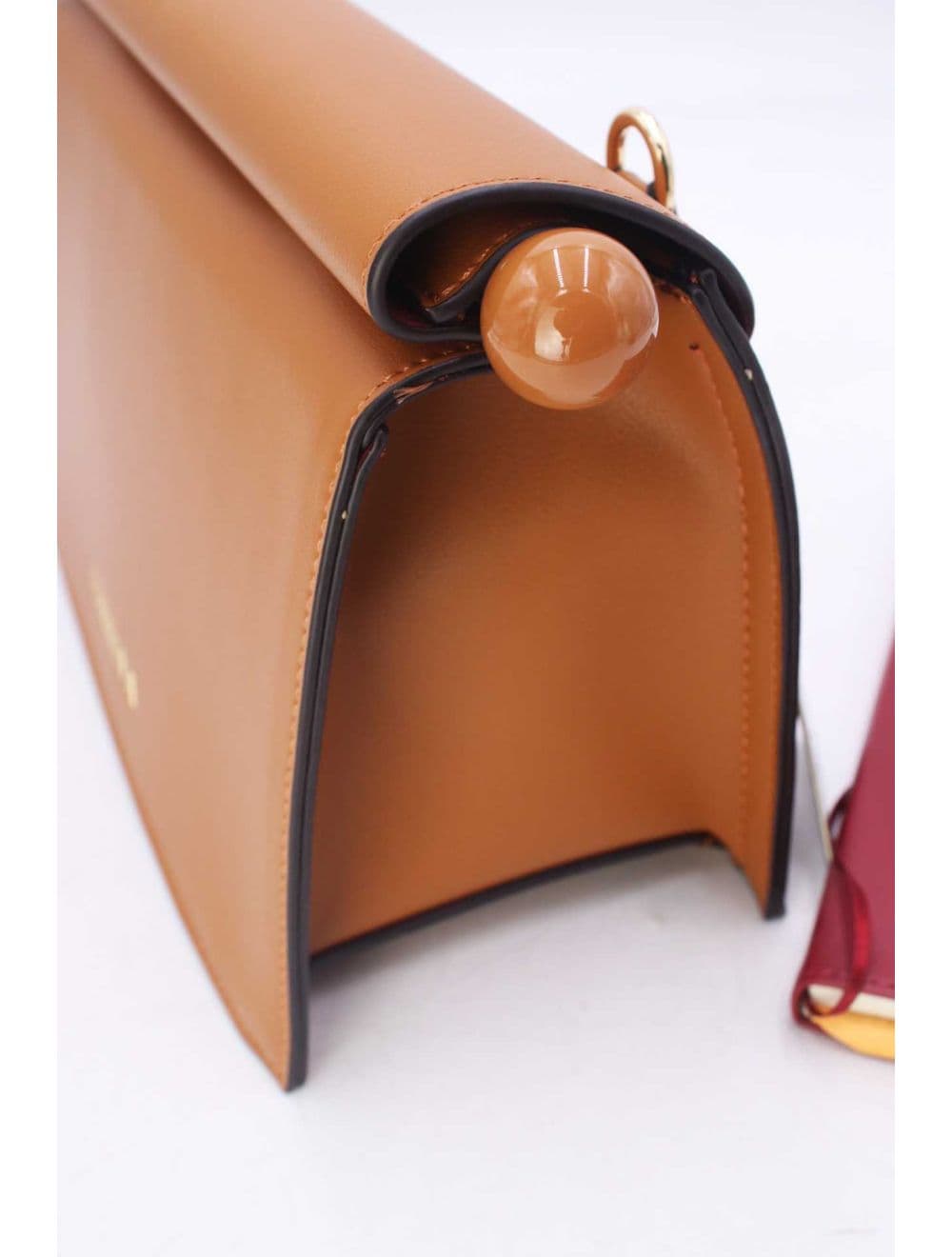 Sac Bandoulière Fermeture Magniétique 25B-6291-Marron — vue 5