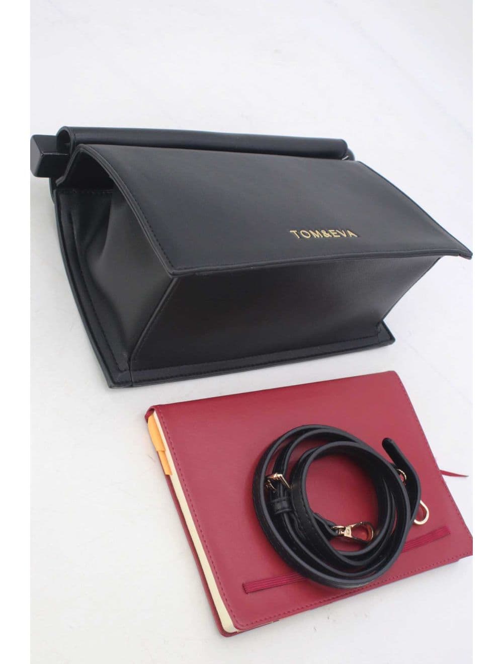 Sac Bandoulière Fermeture Magniétique 25B-6291-Noir — vue 4