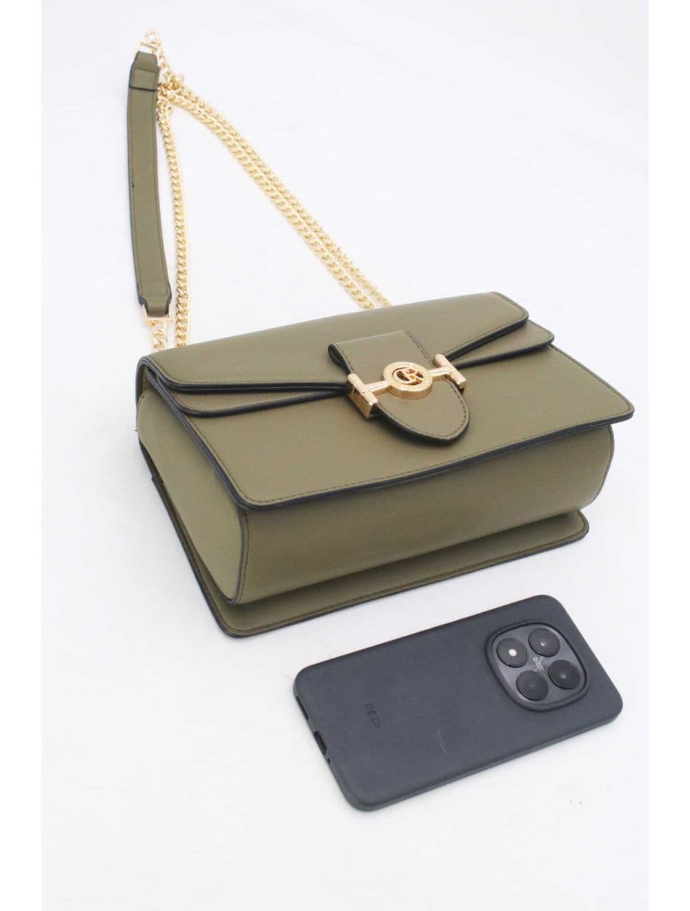 Sac Bandoulière Avec Rabat Chic Meilleure Vente 23B--5848-Green — vue 3