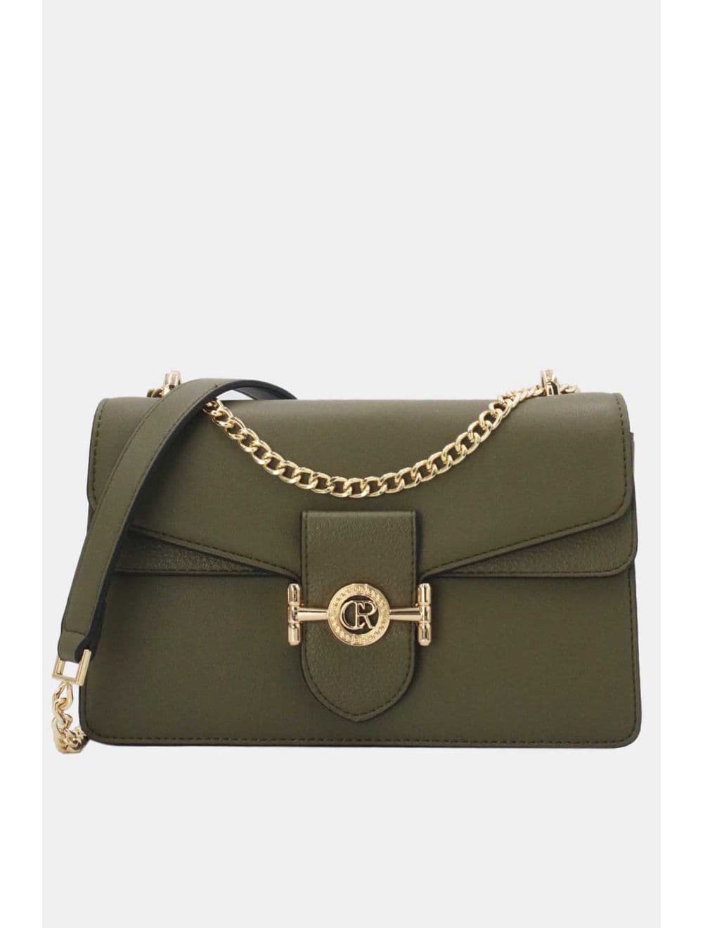 Sac Bandoulière Avec Rabat Chic Meilleure Vente 23B--5848-Green — vue 5
