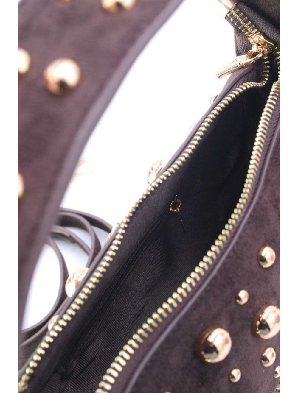Pochette Clouté et Velours 24P-6164-Café — vue 4