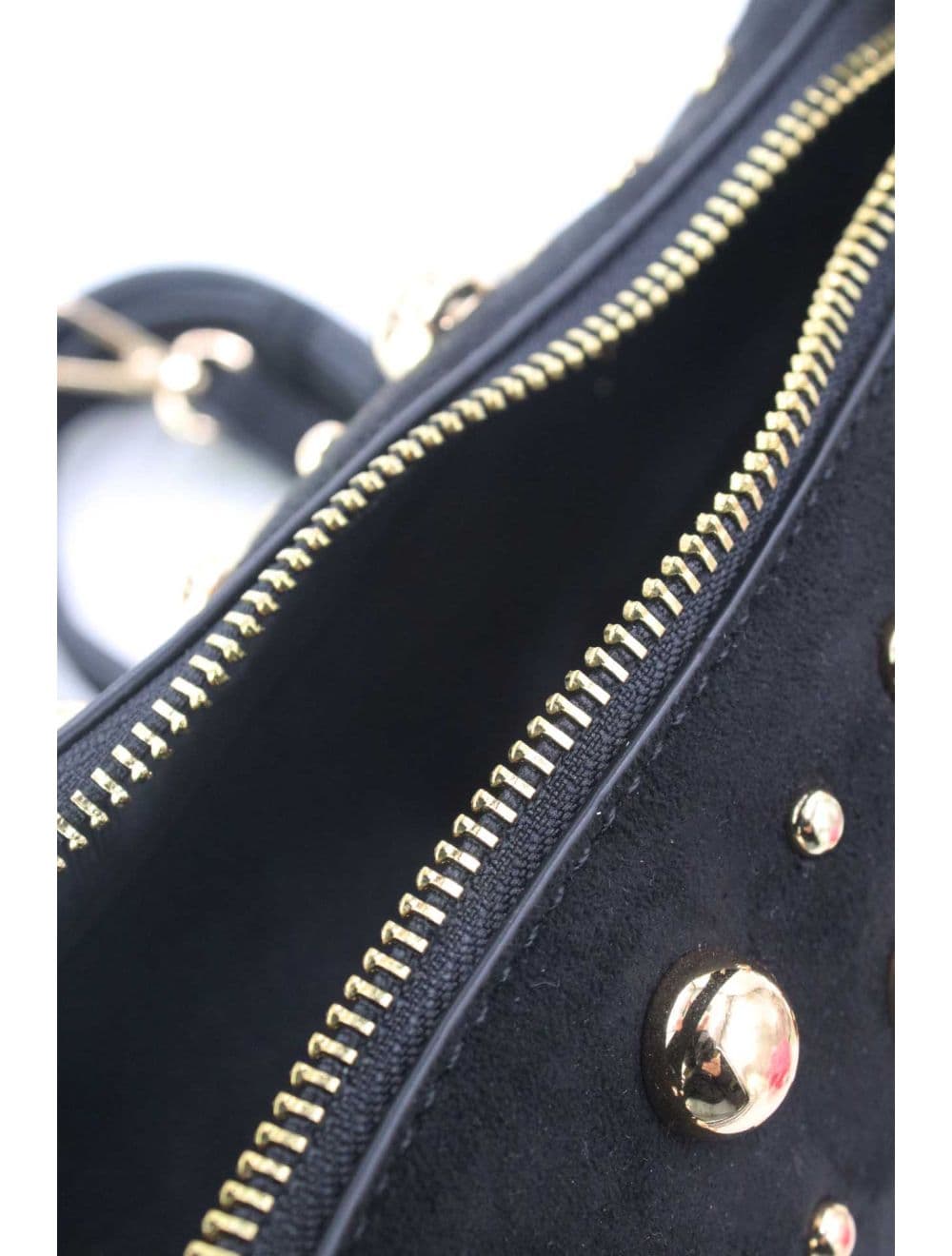 Pochette Clouté et Velours 24P-6164-Noir