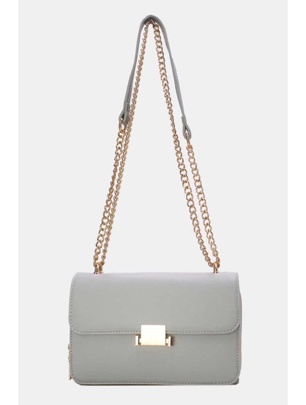 Sac à Bandoulière Couleur Uni  24P-6086-Gris — vue 4