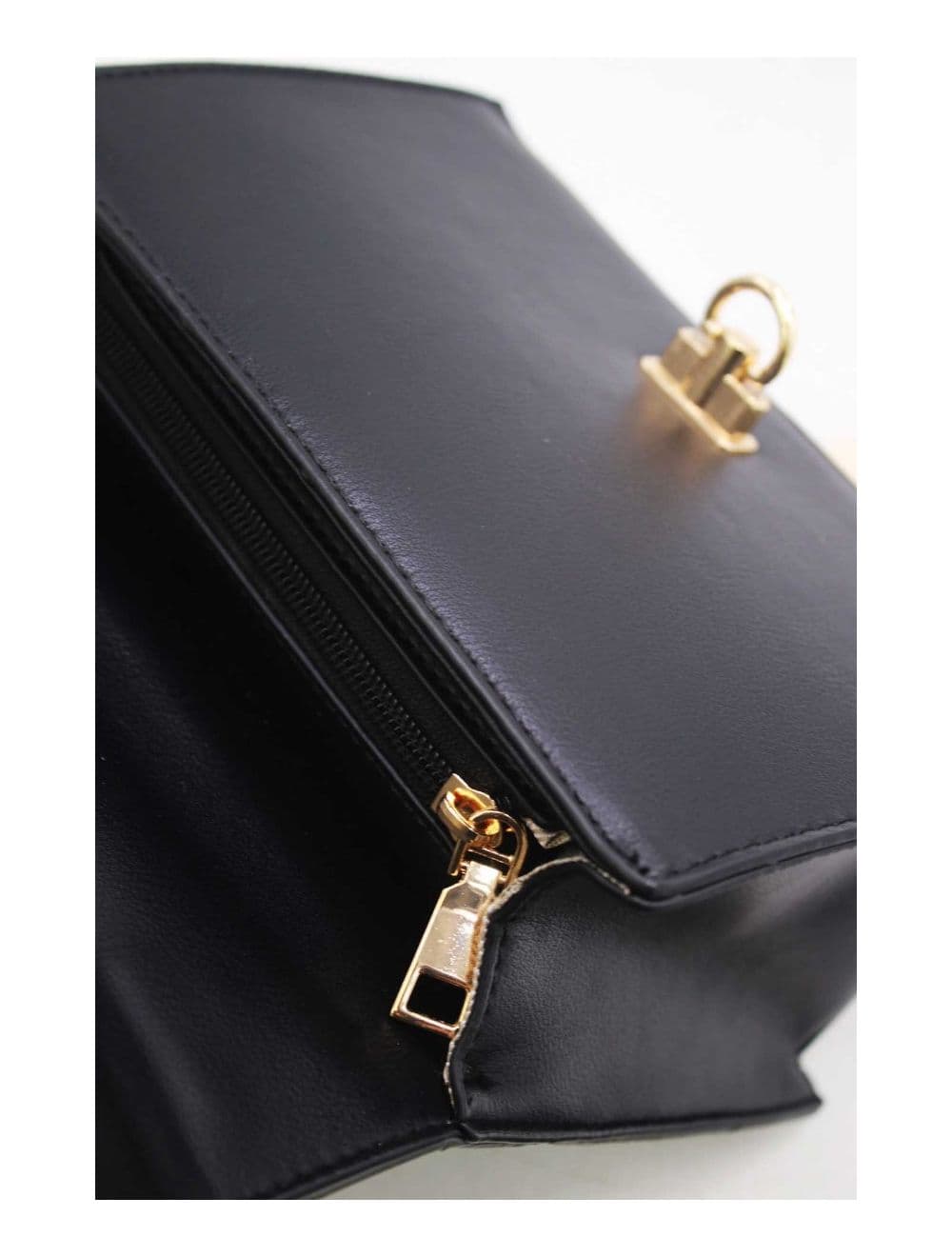 Petit Sac à Main Patchwork Moderne 24P-5964-Noir