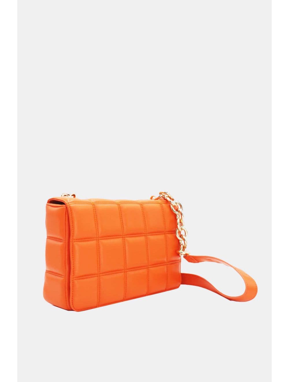 Sac Bandoulière Biface à Rabat Matelassé-20H-3011-Orange — vue 2