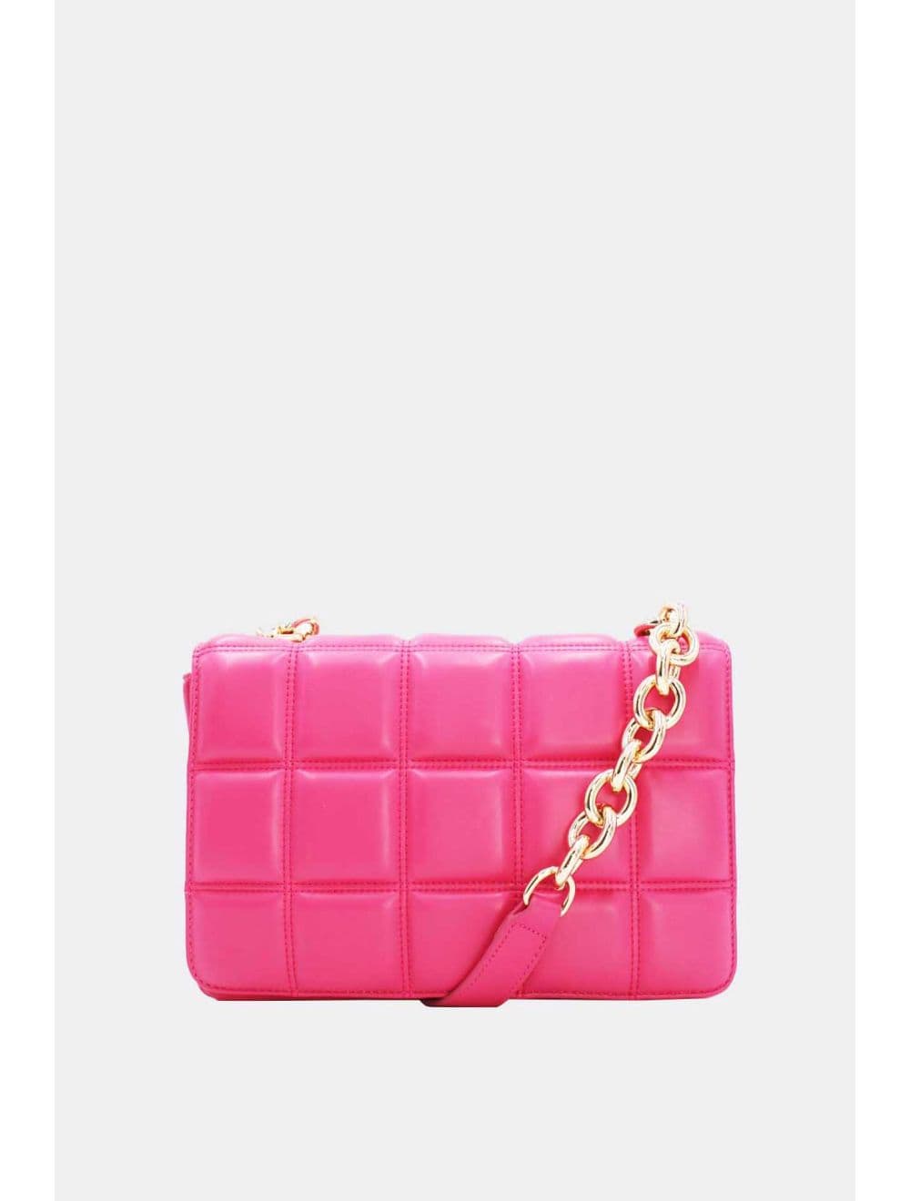 Sac Bandoulière Biface à Rabat Matelassé-20H-3011-Rose