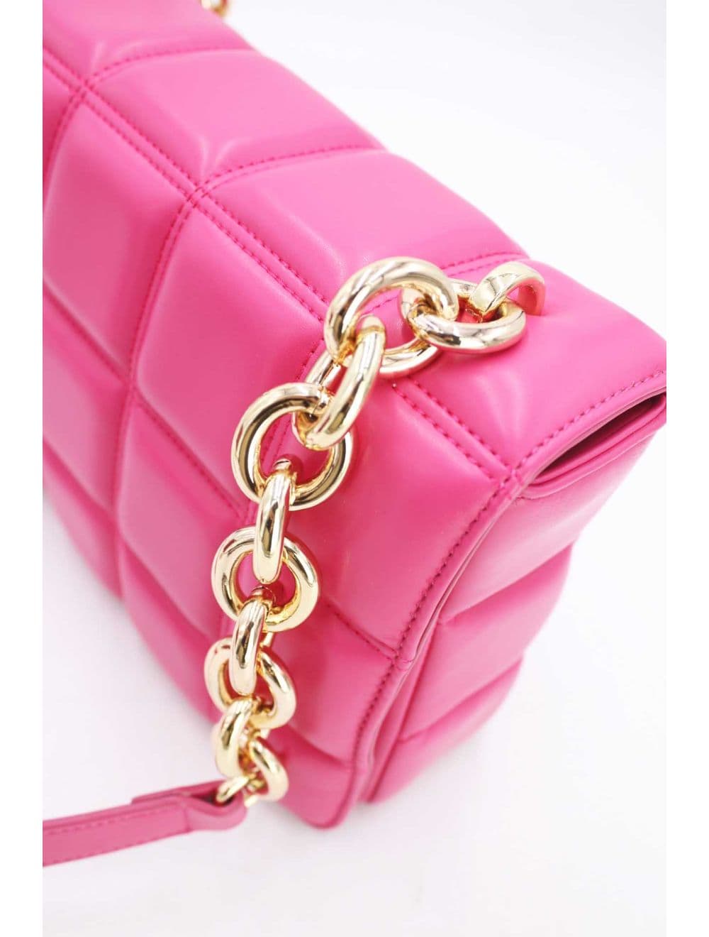 Sac Bandoulière Biface à Rabat Matelassé-20H-3011-Rose — vue 3