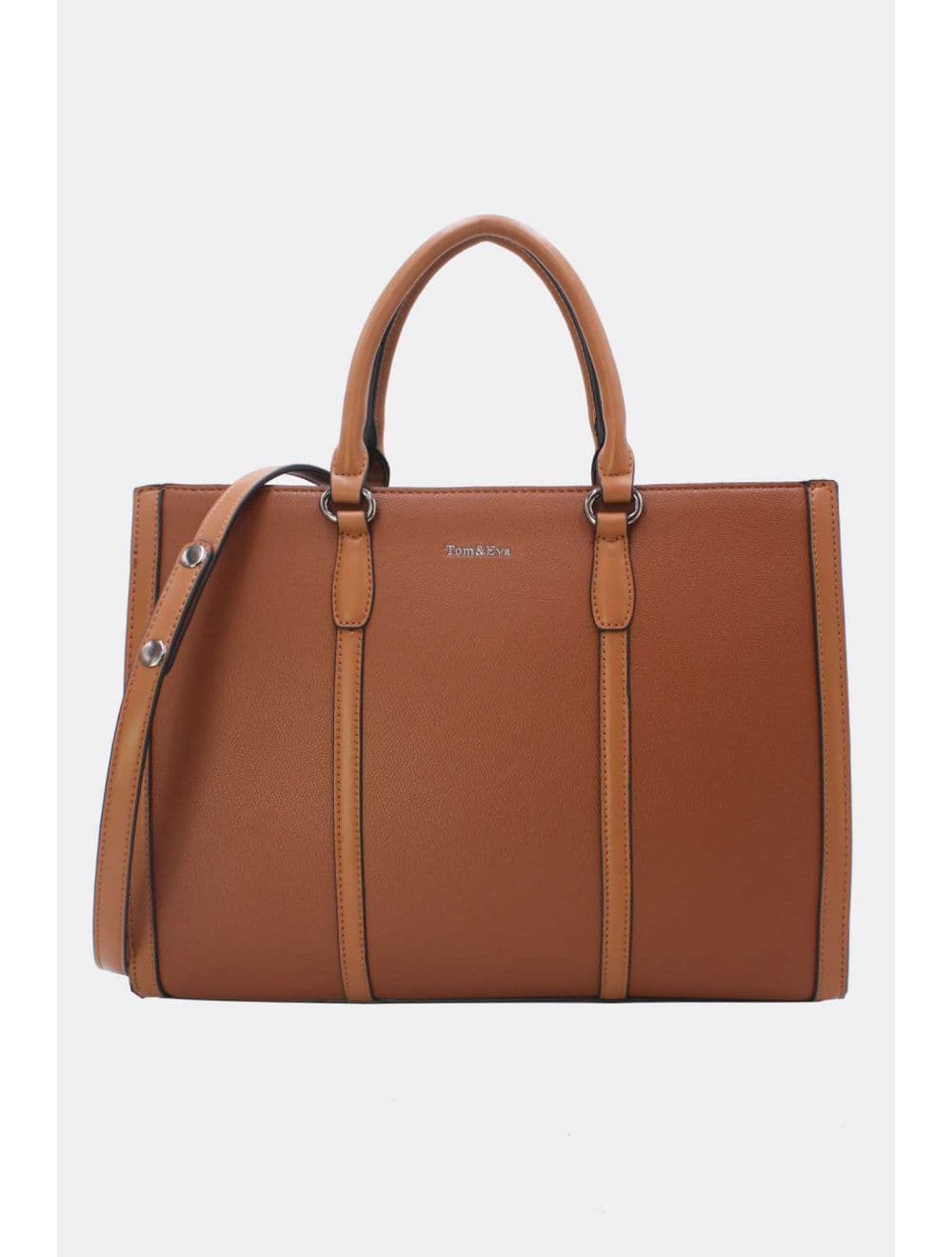 Grand Cabas Effet Cuir 25B-6348-Marron