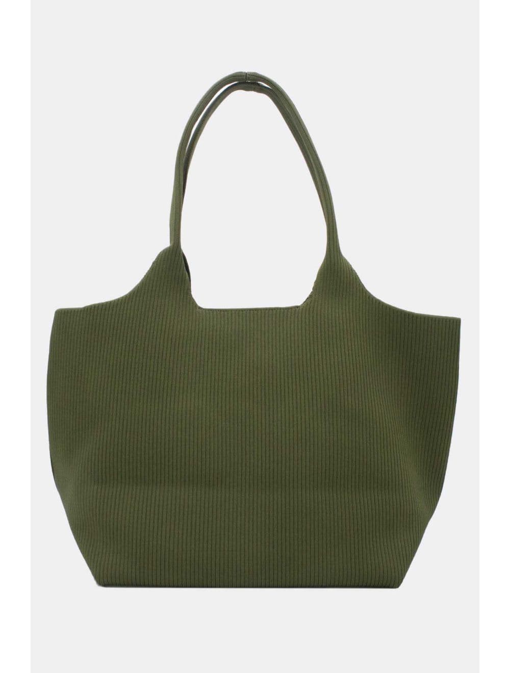 Grand Cabas En Tissu Pliable 25P-6215-Vert — vue 3