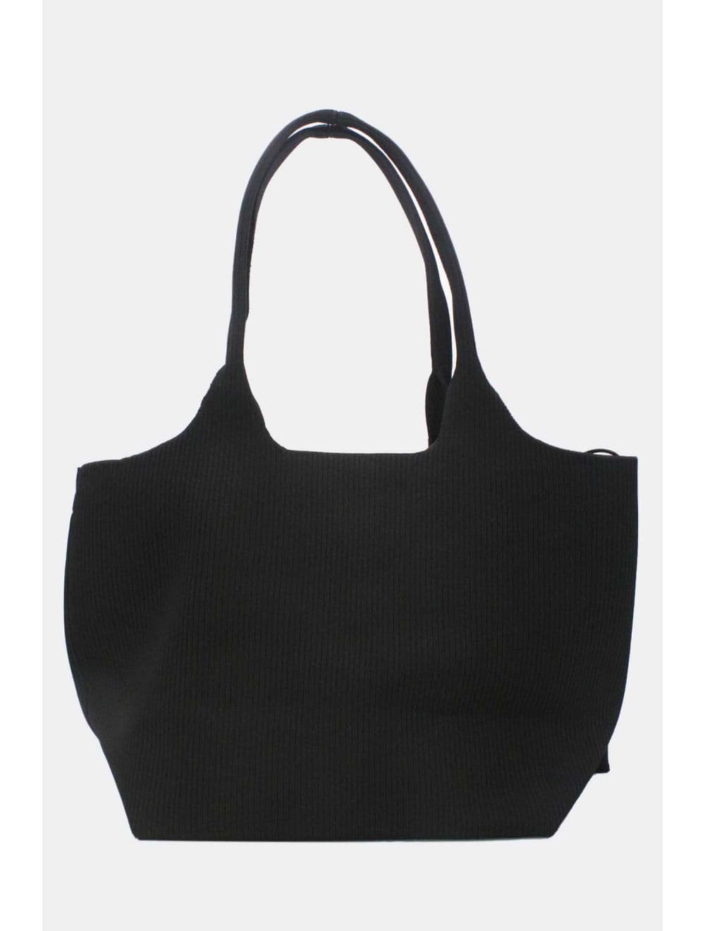 Grand Cabas En Tissu Pliable 25P-6215-Noir — vue 3
