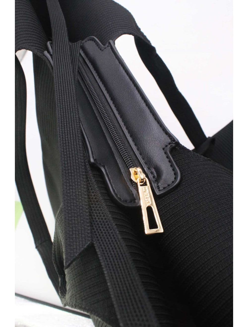 Grand Cabas En Tissu Pliable 25P-6215-Noir — vue 5
