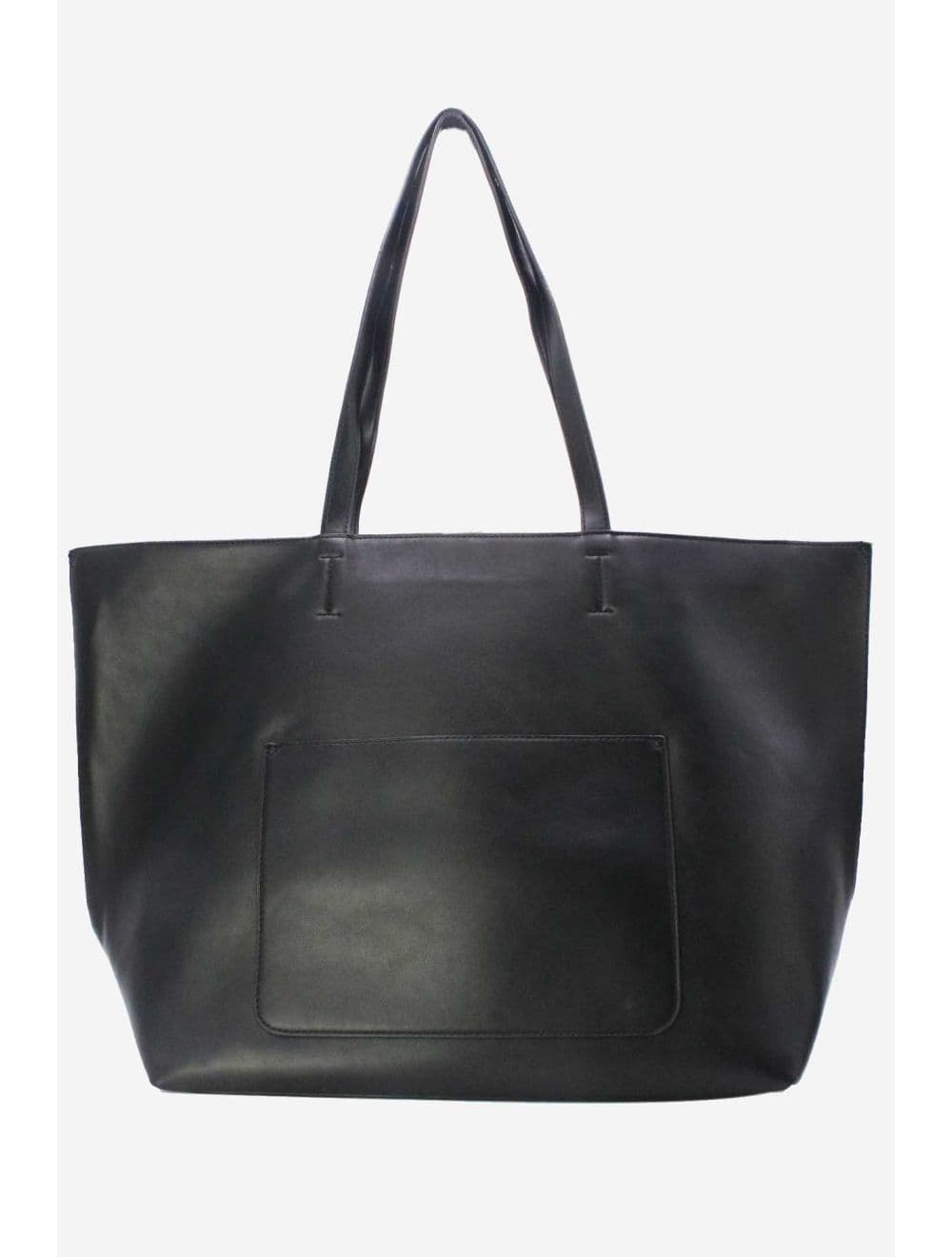 Grand Cabas Patchwork En Velours Avec Pochette 25P-6214-Noir — vue 3