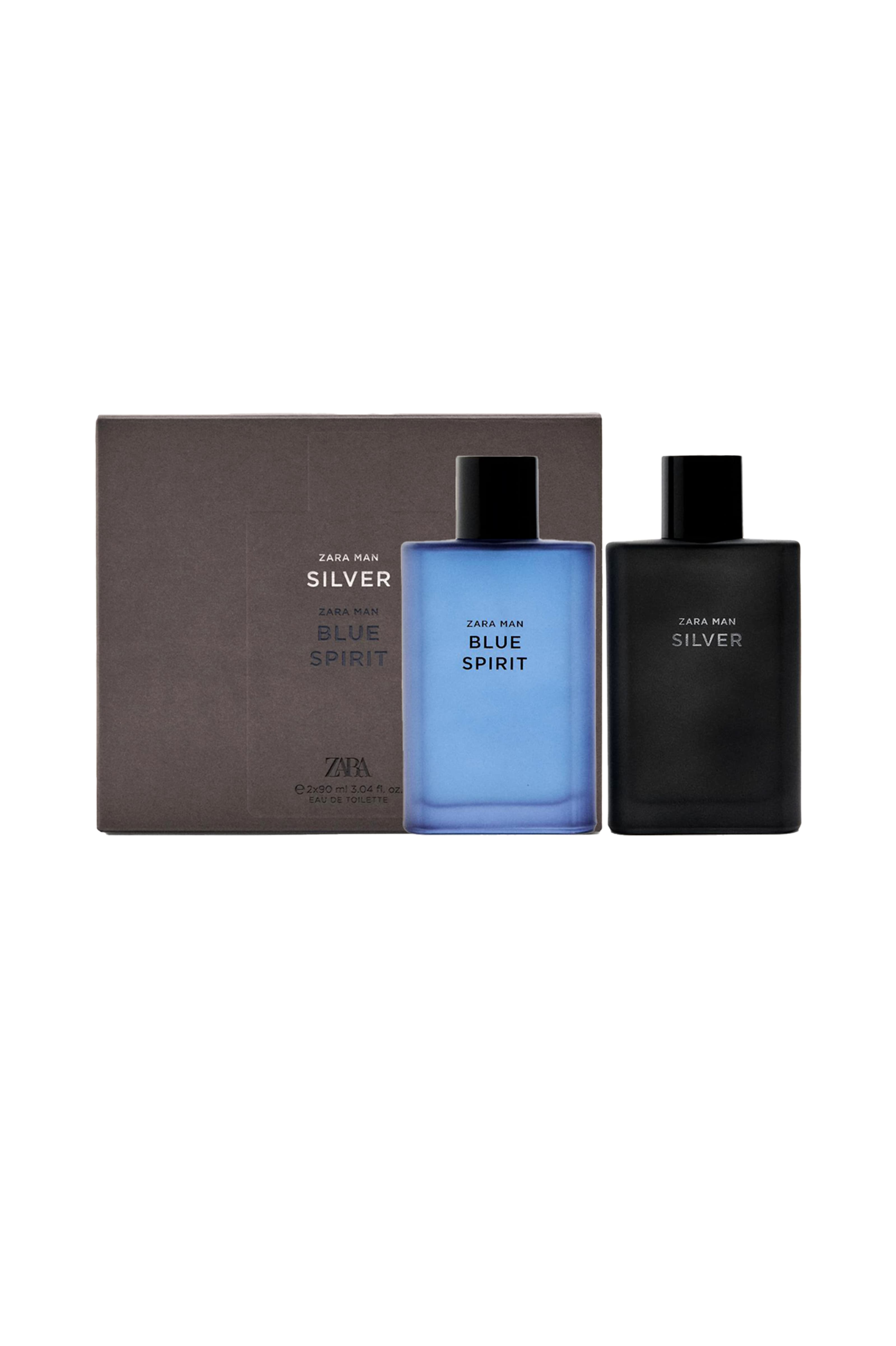 Zara Coffret Man Silveredt 90Ml + Blue Spirit Edt 90Ml
