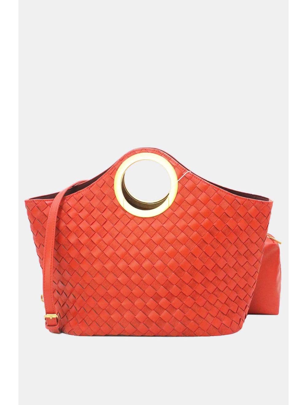 Sac Cabas Tressé Bimatière 25B-6202-Orange