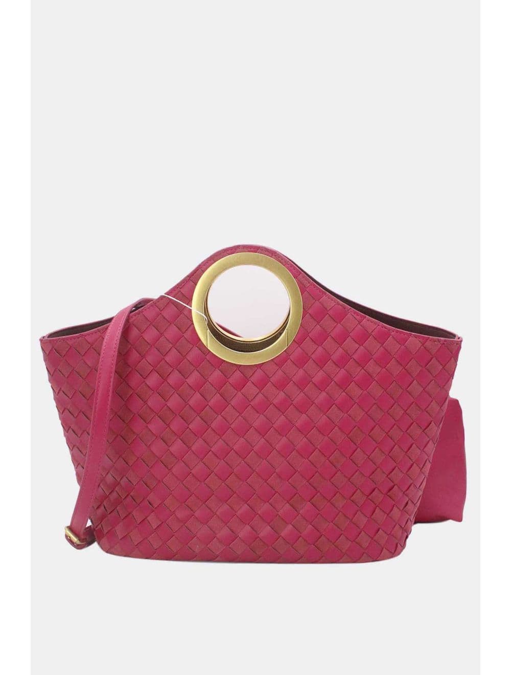 Sac Cabas Tressé Bimatière 25B-6202-Fushia