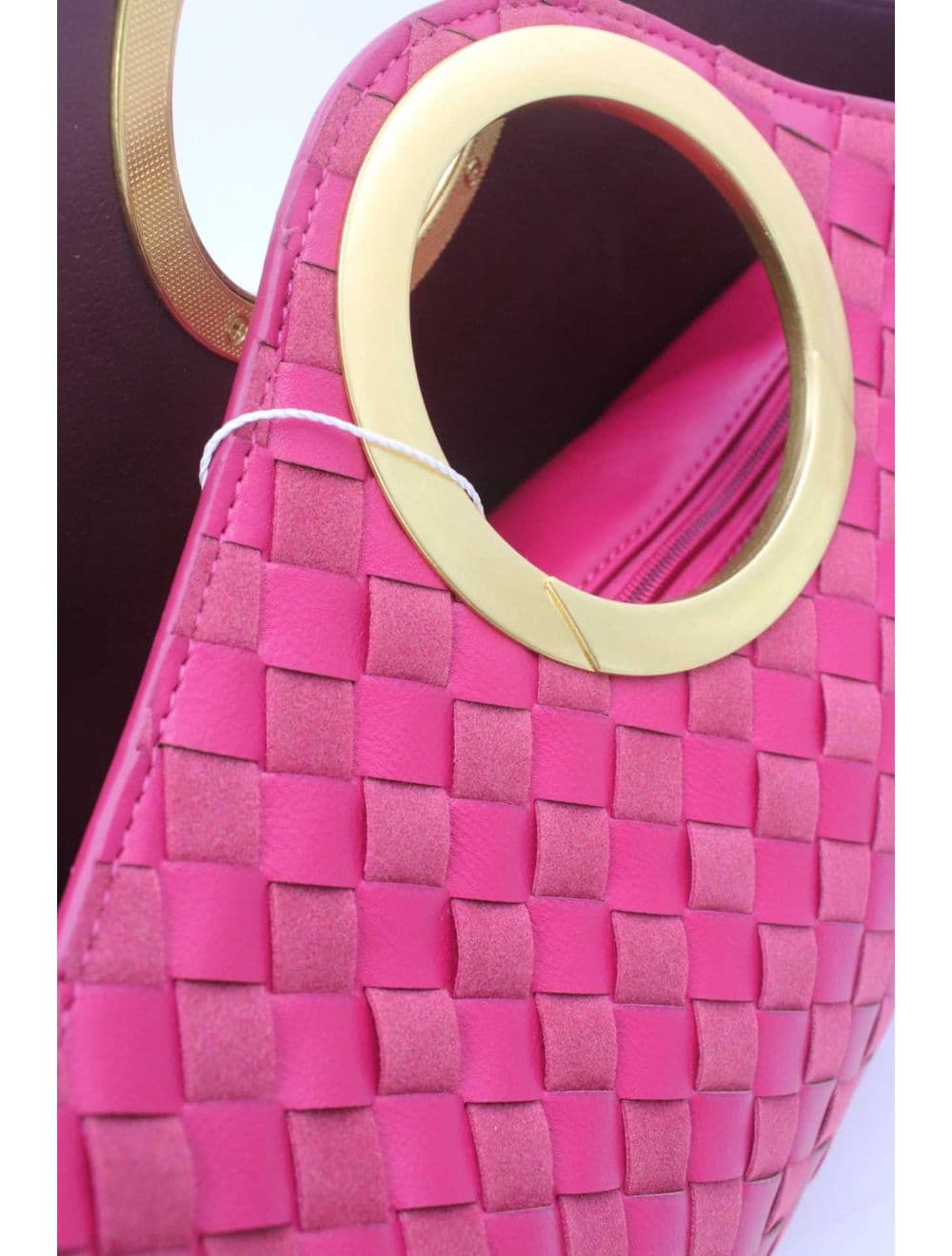 Sac Cabas Tressé Bimatière 25B-6202-Fushia — vue 6