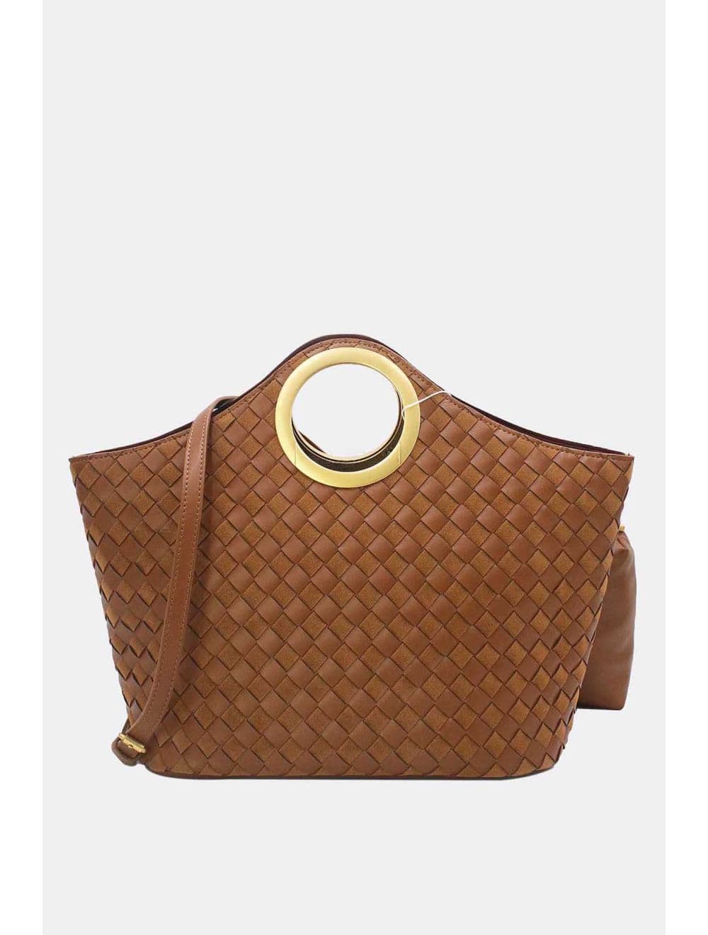 Sac Cabas Tressé Bimatière 25B-6202-Camel