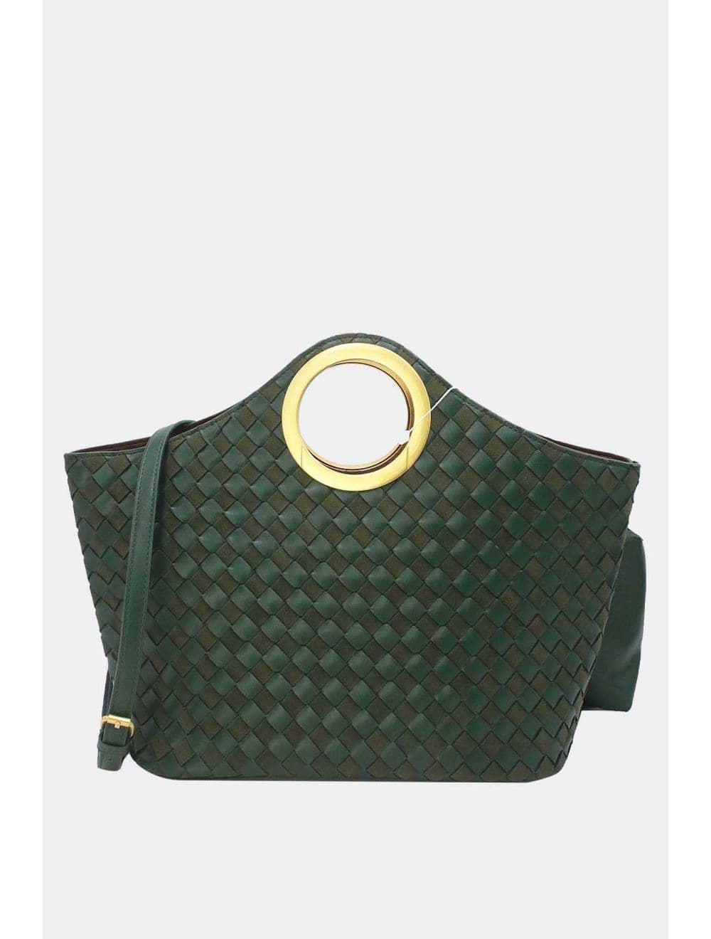 Sac Cabas Tressé Bimatière 25B-6202-Vert