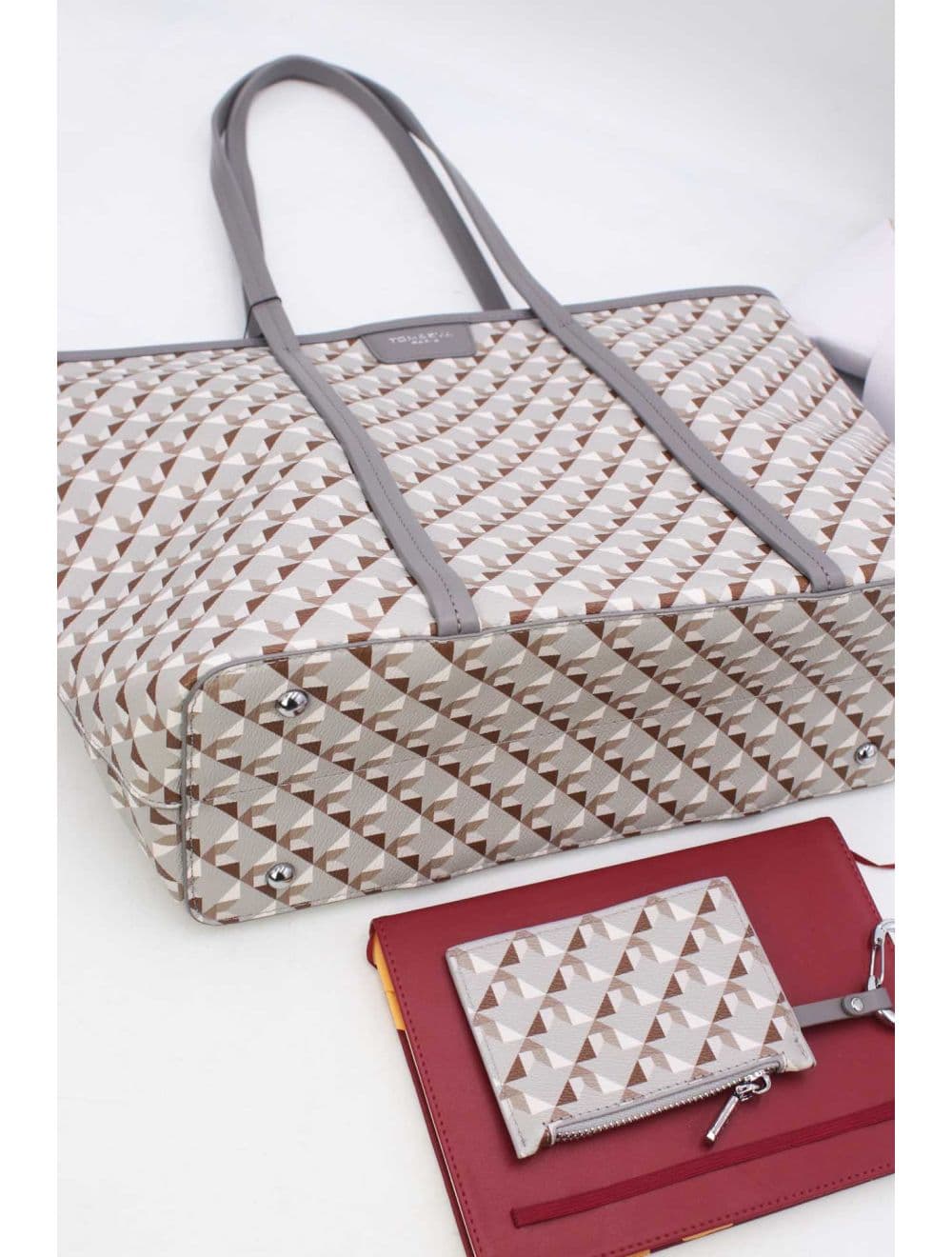 Sac Cabas Fourre-tout Oversize 24B-6068-Gris — vue 5