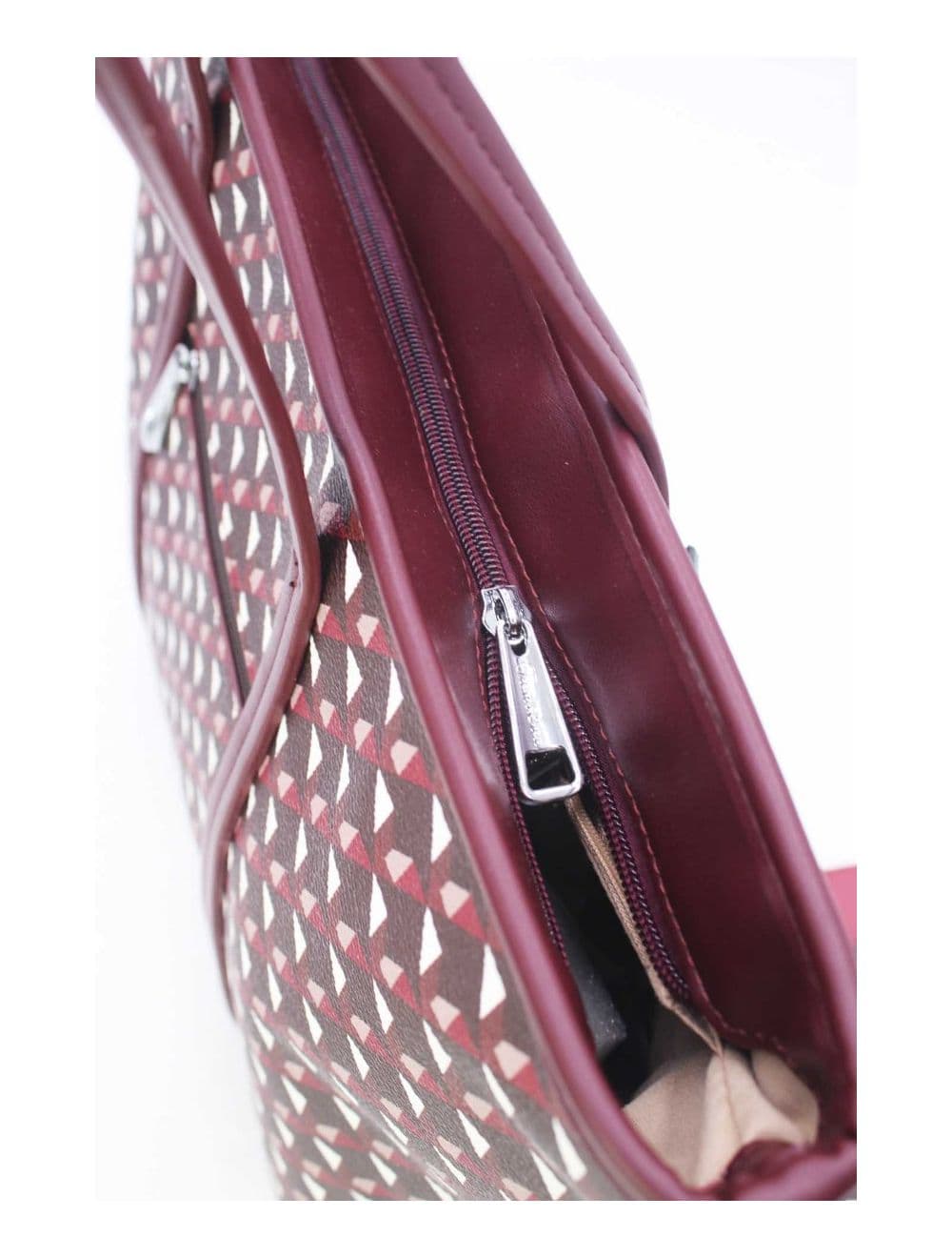 Sac Cabas Fourre-tout Oversize 24B-6068-Rouge — vue 6
