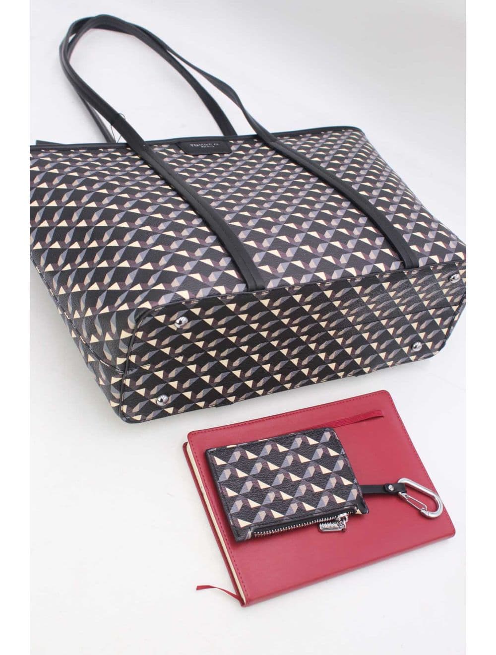 Sac Cabas Fourre-tout Oversize 24B-6068-Noir — vue 4